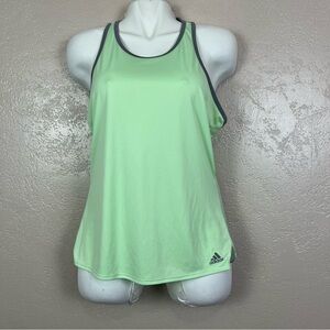 5 for $30 Adidas women‎ athletic green gray tank top size large